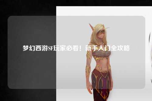 夢幻西游SF玩家必看！新手入門全攻略