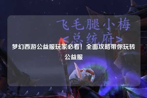 夢(mèng)幻西游公益服玩家必看！全面攻略帶你玩轉(zhuǎn)公益服